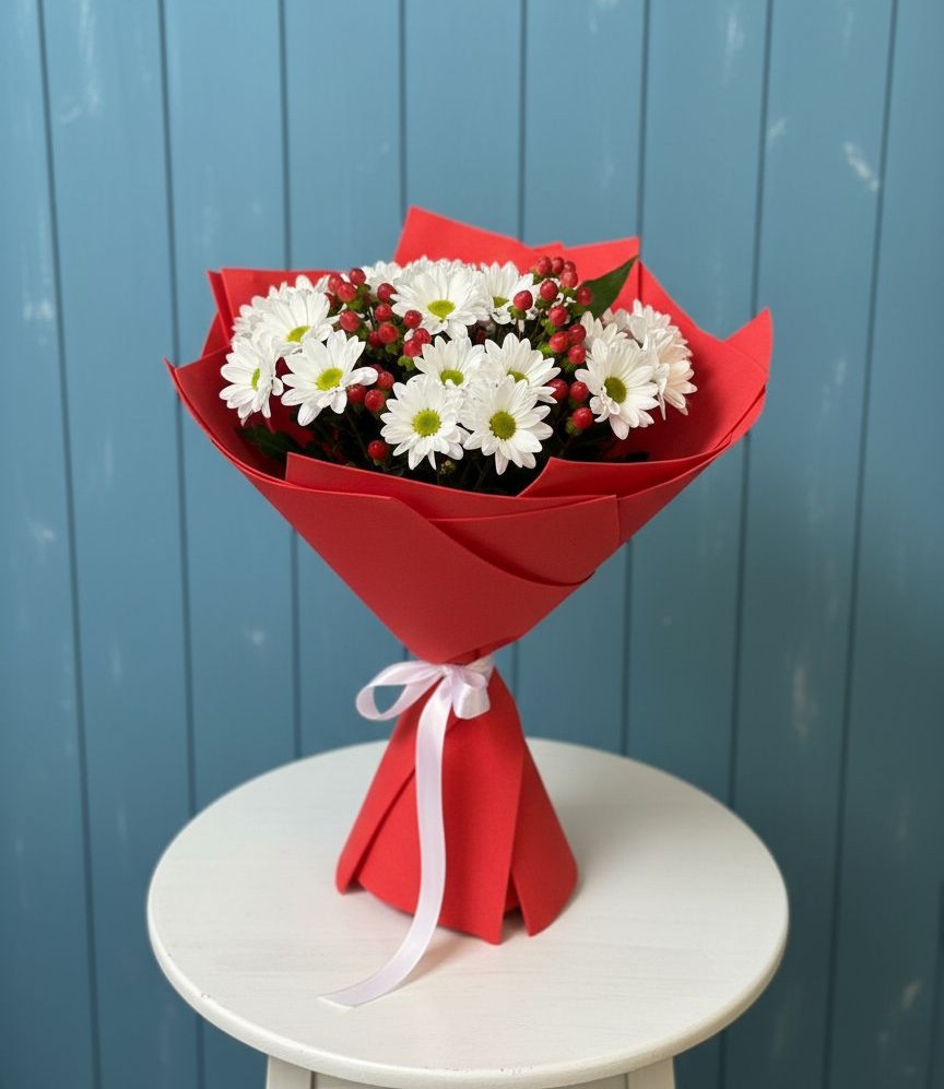 Букет цветов из: Хризантемы в Кулешовке