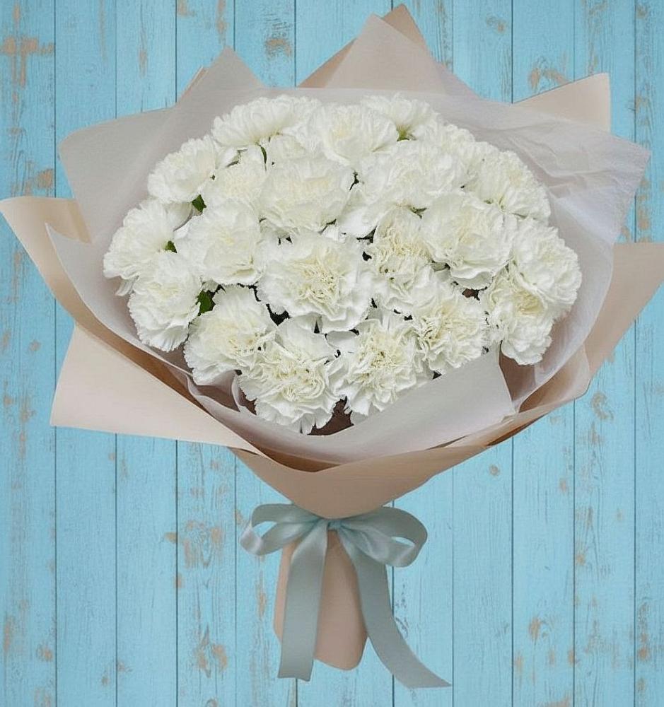 Букет цветов из: Гвоздики в Кулешовке