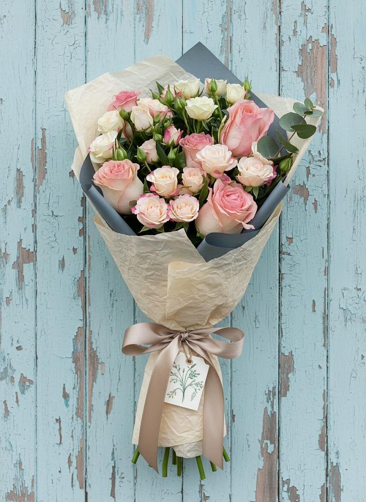 Букет цветов из: Розы в Кулешовке