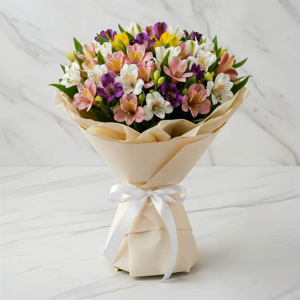 Букет цветов из: Альстромерии в Кулешовке