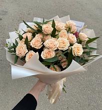 Букет Кремовые розы Латте в Кулешовке