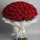 Букет 101 Красная роза Блэк Мэджик в Кулешовке