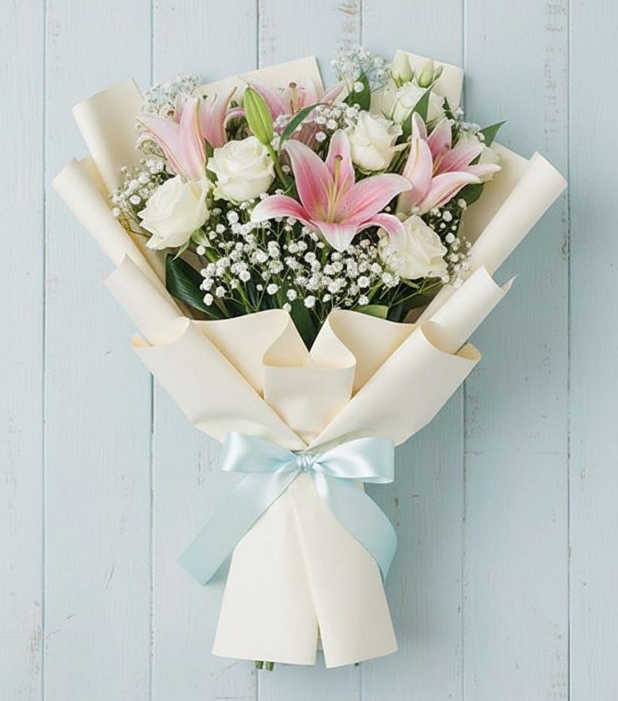 Букет цветов из: Лилии в Кулешовке