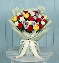 Букет цветов из:  Розы в Кулешовке