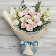 Букет цветов из:  Лизиантусы #REPLACE_PRED# Кулешовке