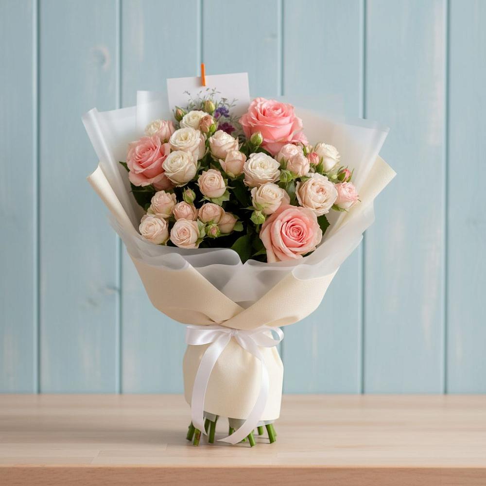 Букет цветов из: Розы в Кулешовке