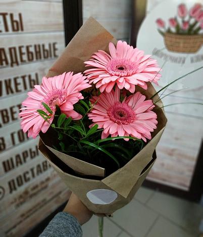 Букет цветов из: Герберы в Кулешовке