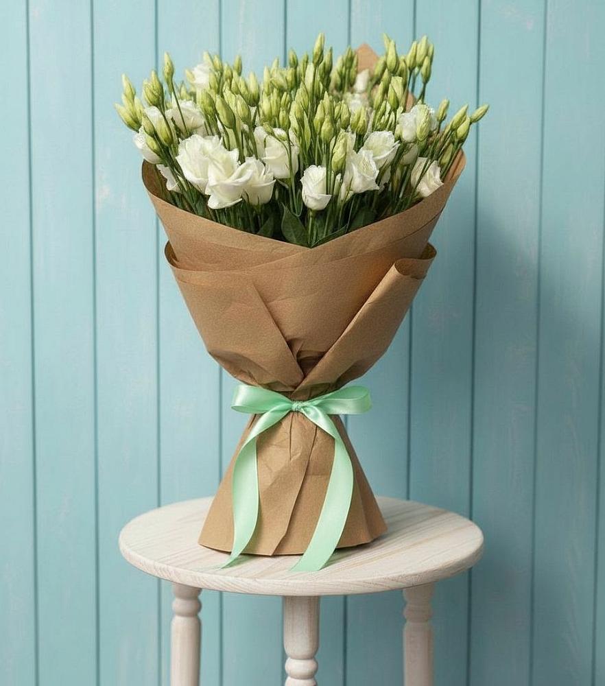 Букет цветов из: Лизиантусы в Кулешовке