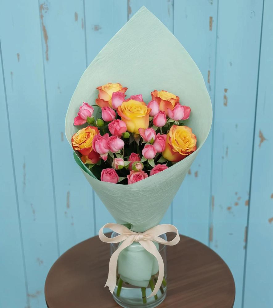 Букет цветов из: Розы в Кулешовке