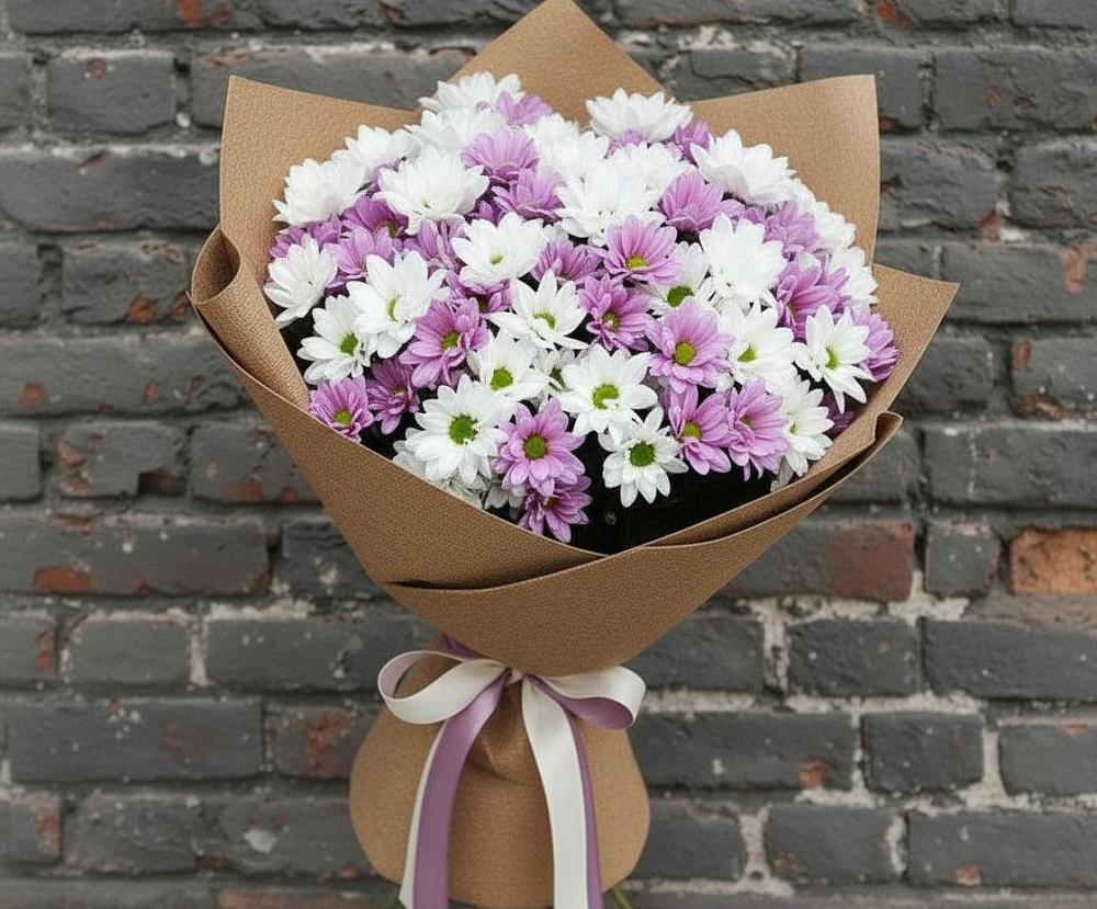 Букет цветов из: Хризантемы в Кулешовке