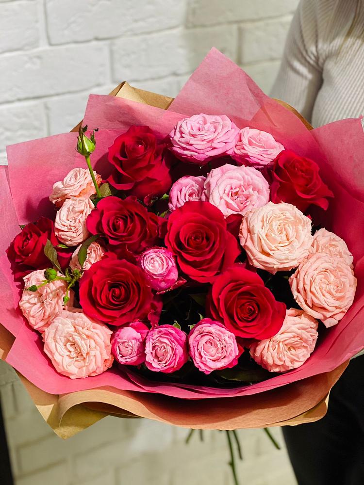 Букет цветов из: Розы в Кулешовке