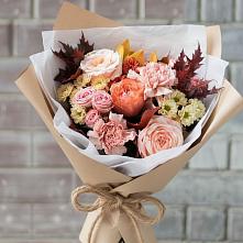 Букет цветов из:  Гвоздики, Хризантемы и Розы в Кулешовке
