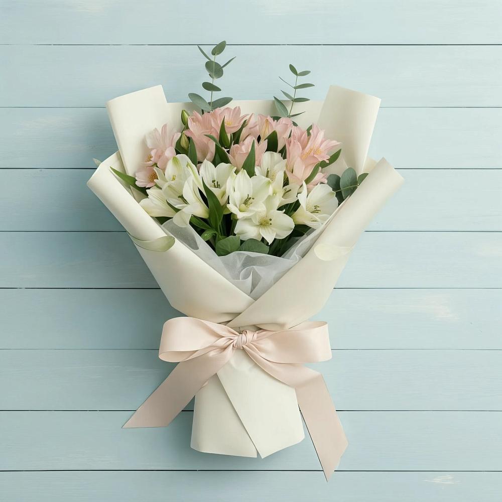 Букет цветов из: Альстромерии в Кулешовке