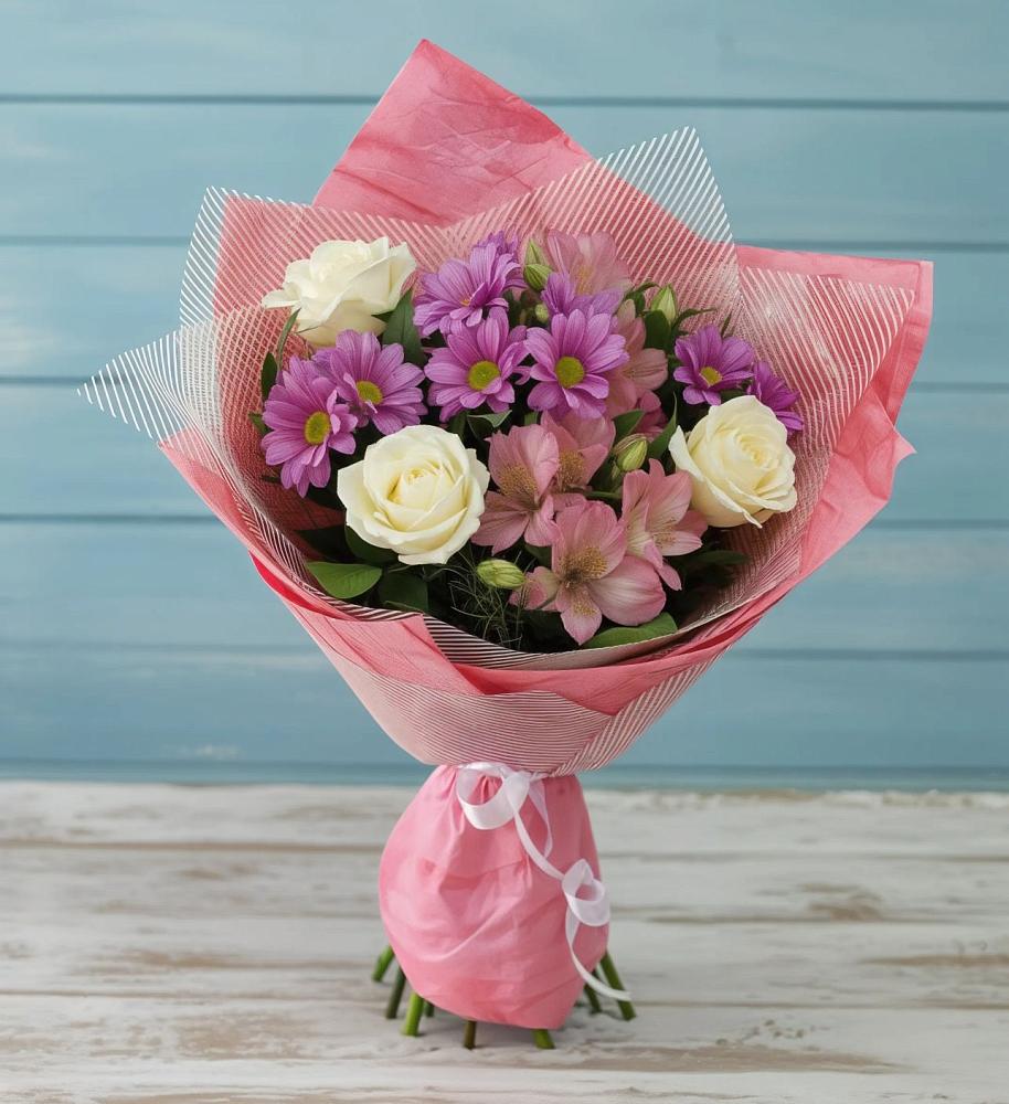 Букет цветов из: Герберы в Кулешовке