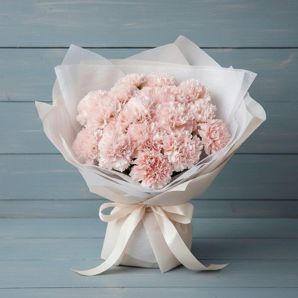 Букет цветов из: Гвоздики в Кулешовке