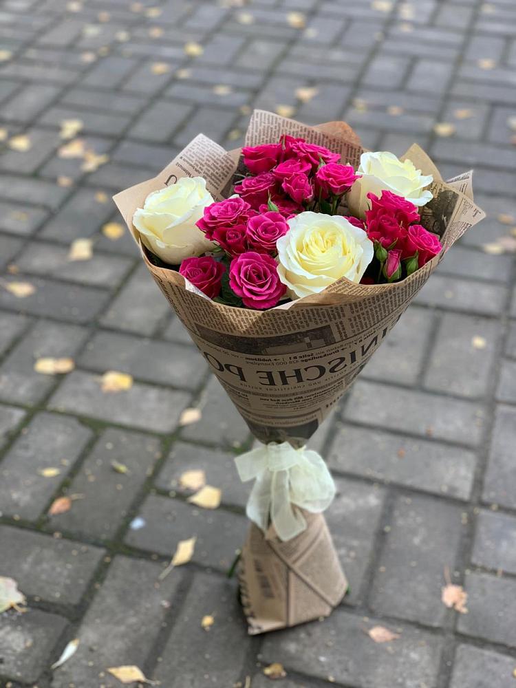 Букет цветов из: Розы в Кулешовке