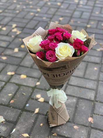 Букет цветов из: Розы в Кулешовке
