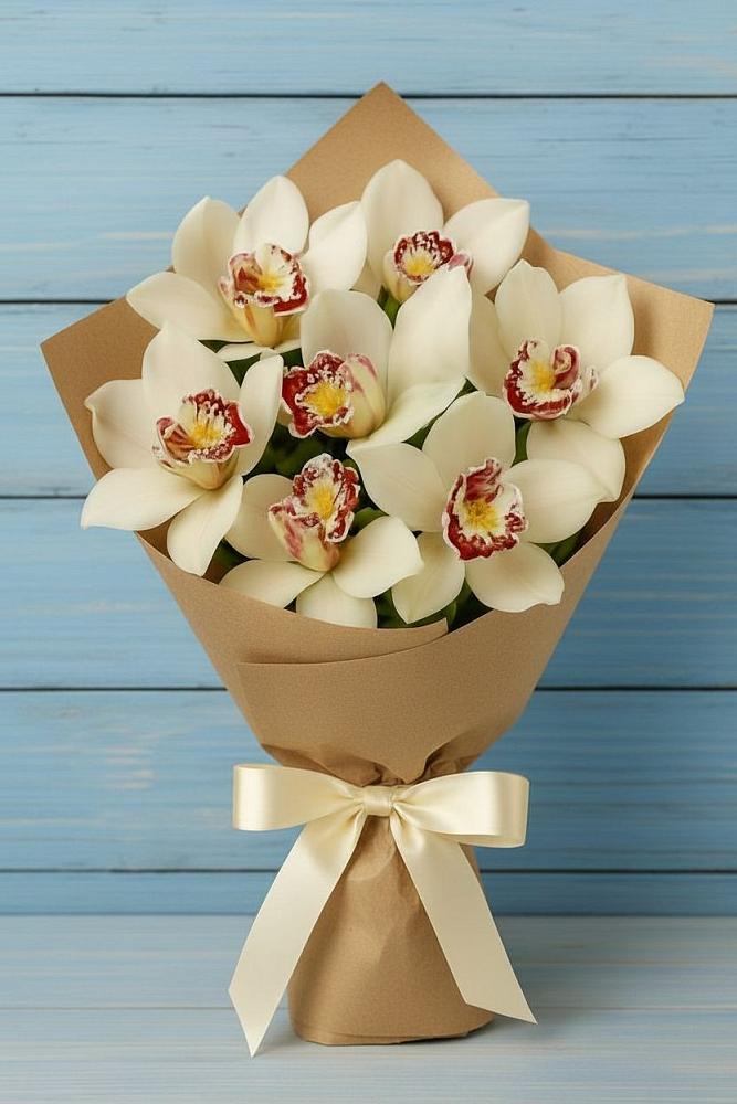 Букет цветов из: Орхидеи и Розы в Кулешовке