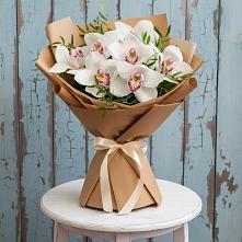 Букет цветов из:  Орхидеи и Розы в Кулешовке